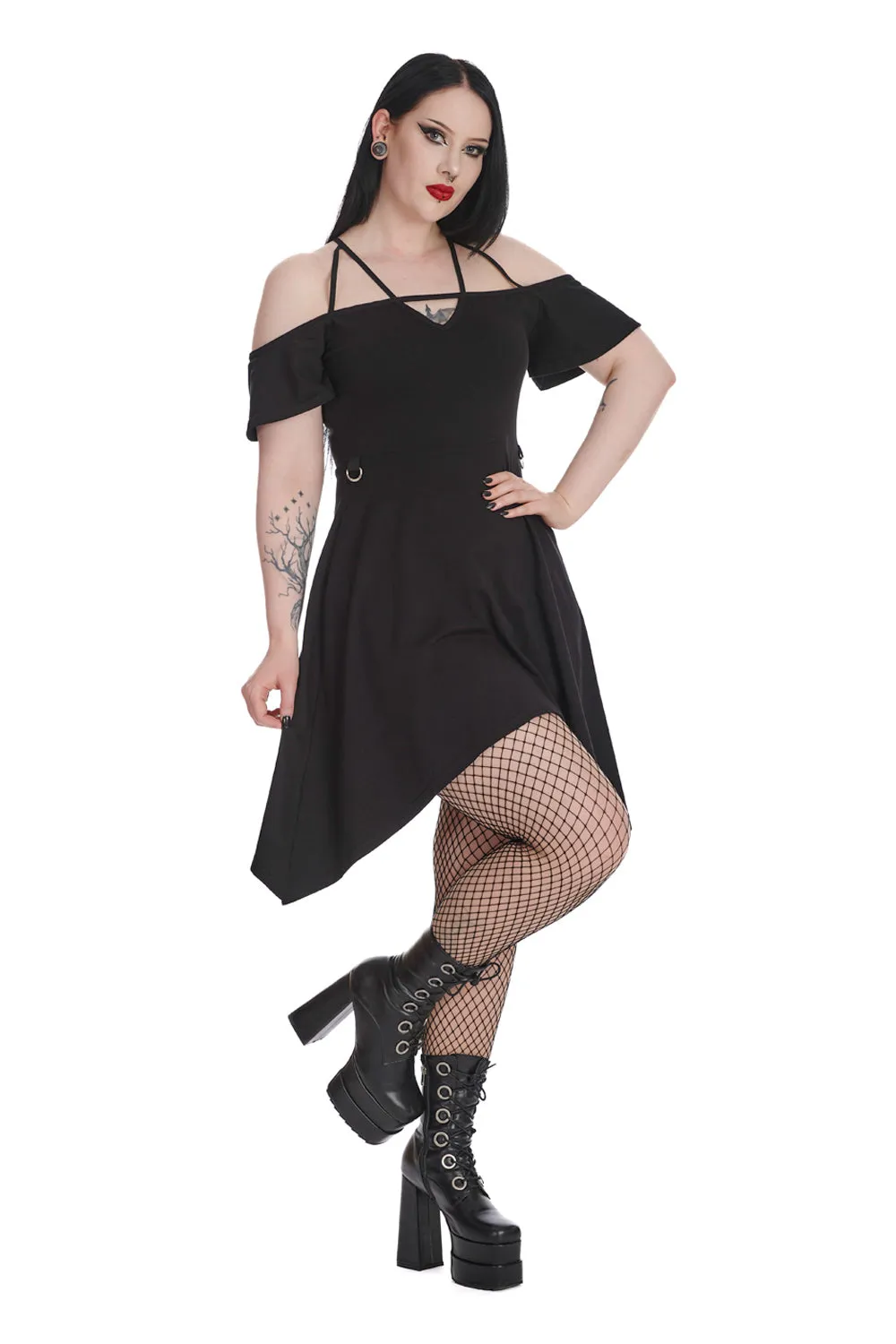 Off Shoulder Dress for Women with Witching Design