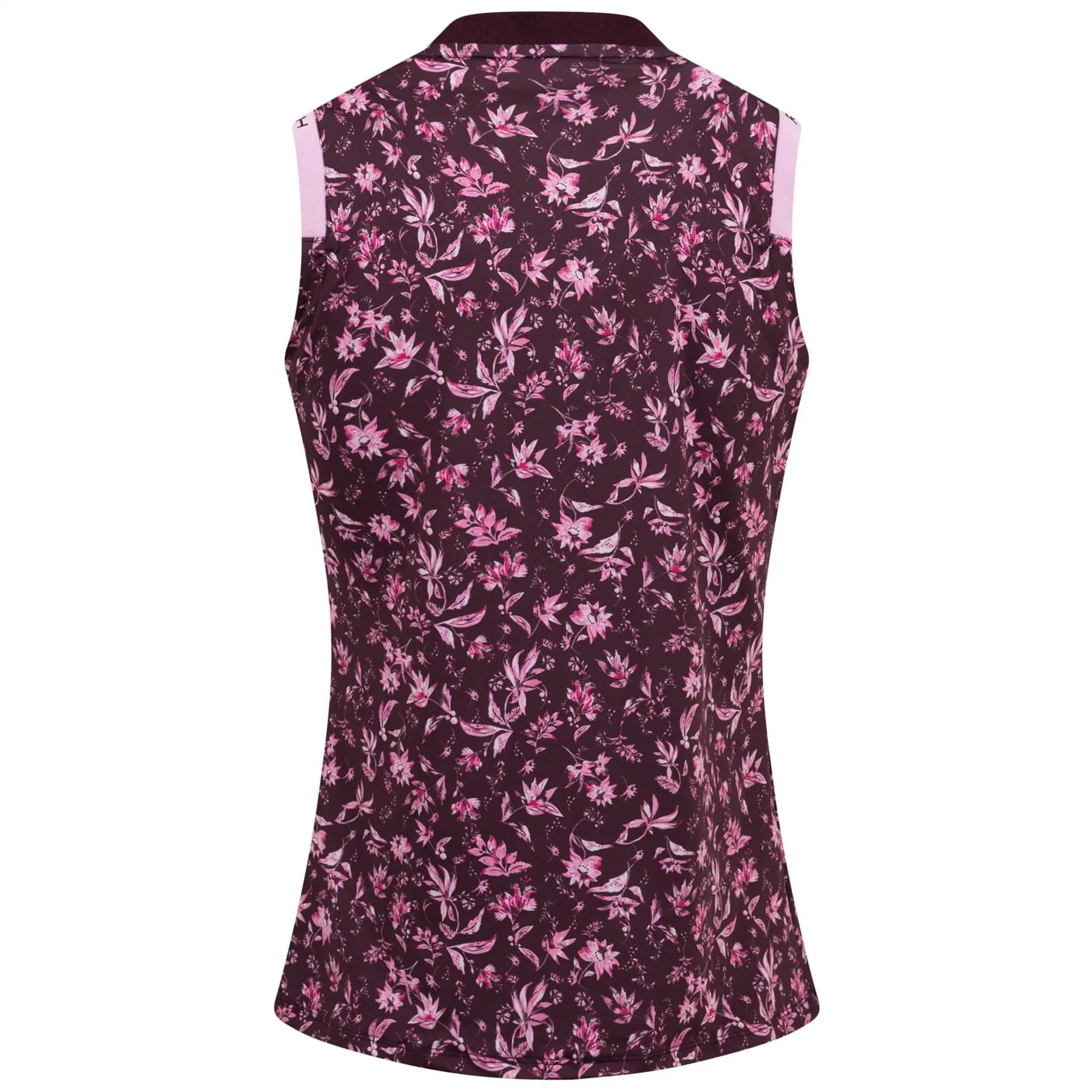 Neon Pink Floral Sleeveless Top for Women - SS23