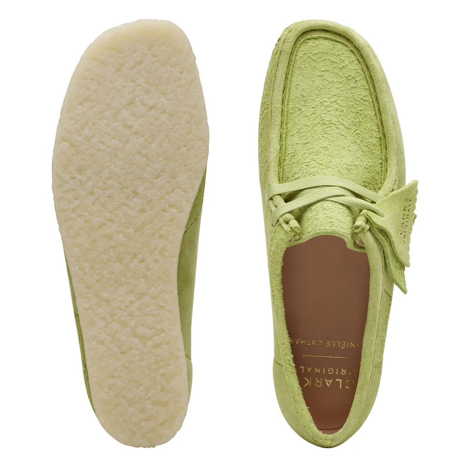 Women's Green Clarks Wallabee Danielle Cathari Oxfords