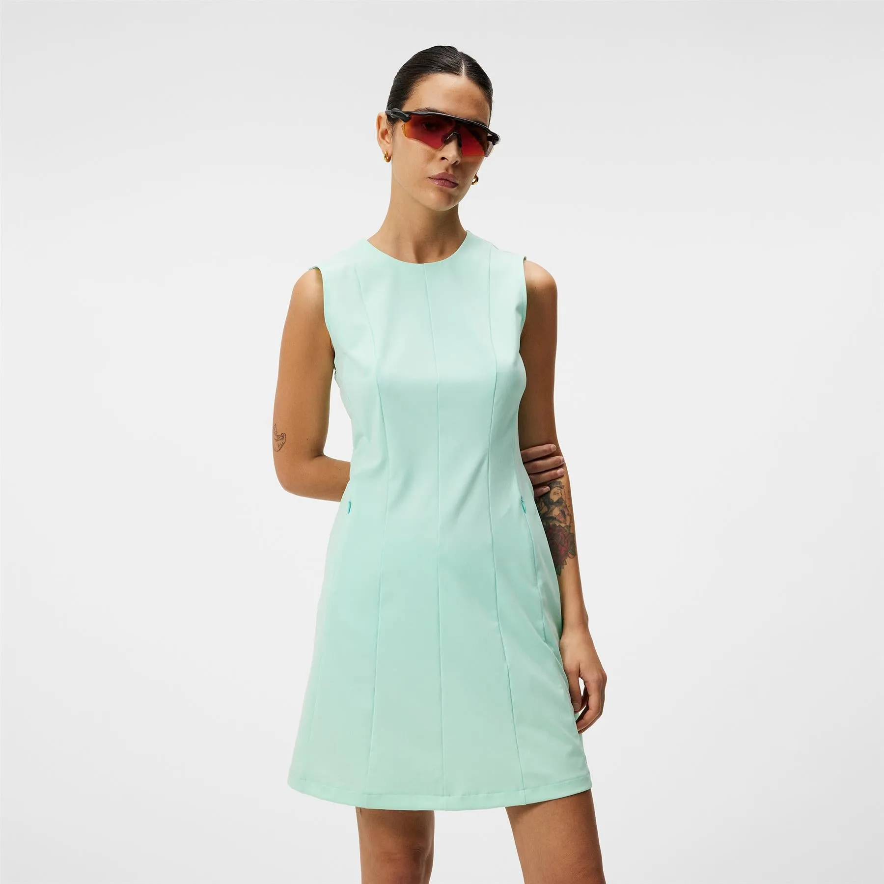 Jasmin Lux Sculpt Dress for Women in Aruba Blue - Spring Summer 2024