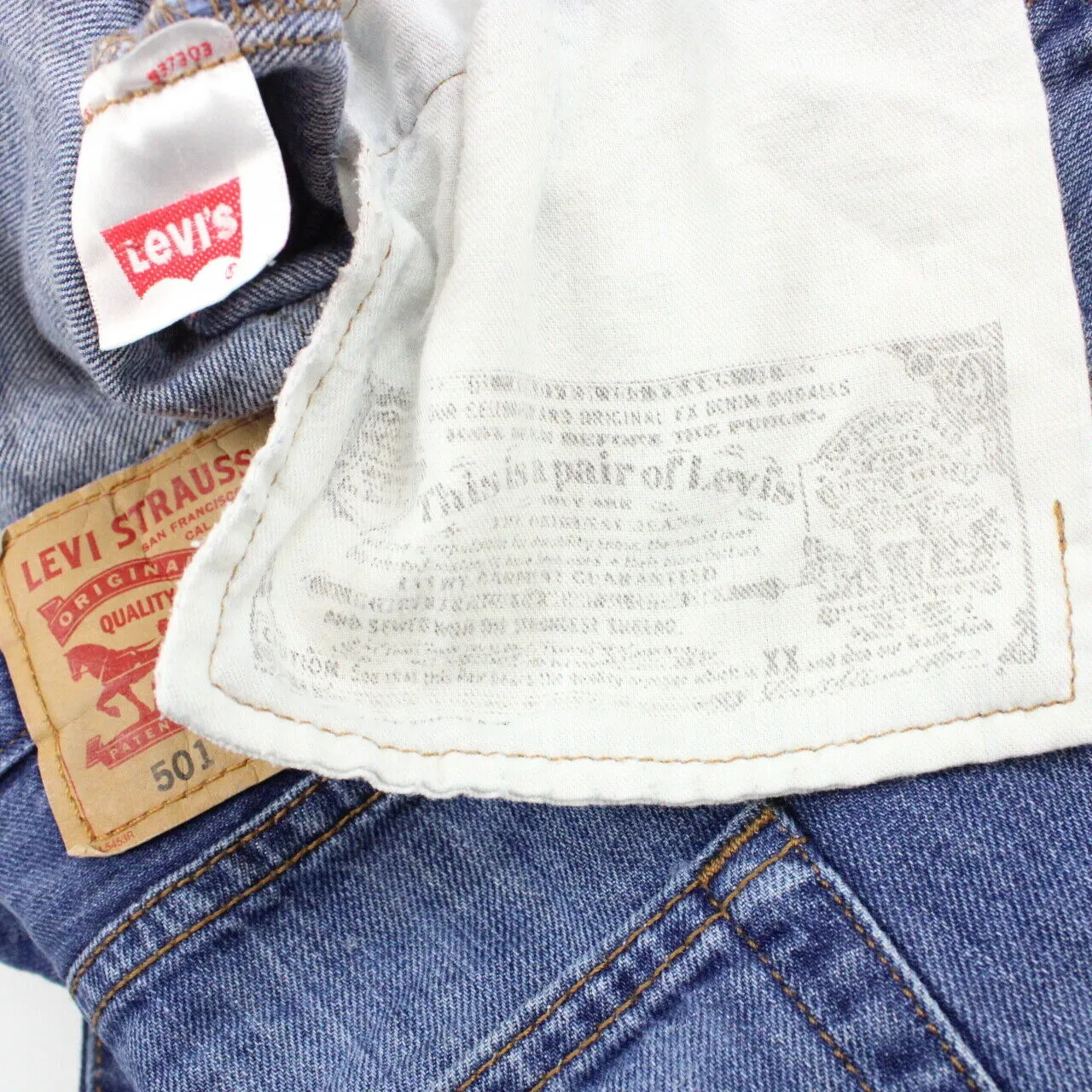 Womens LEVIS 501 Jeans Mid Blue | W30 L30