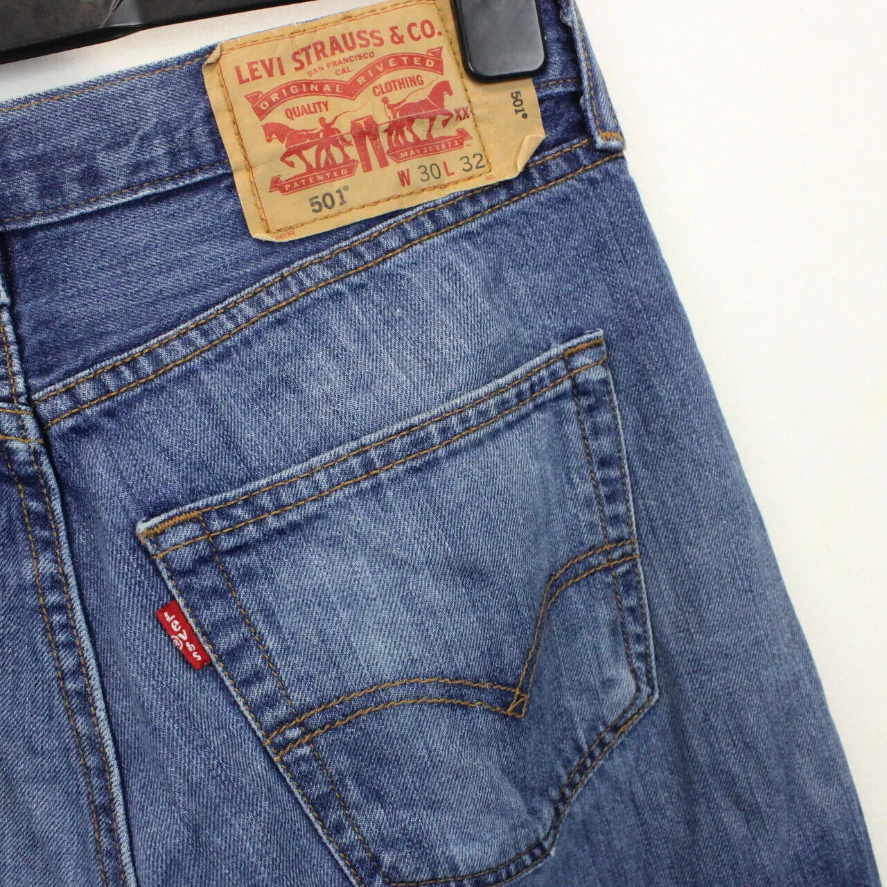 Womens LEVIS 501 Jeans Mid Blue | W30 L30