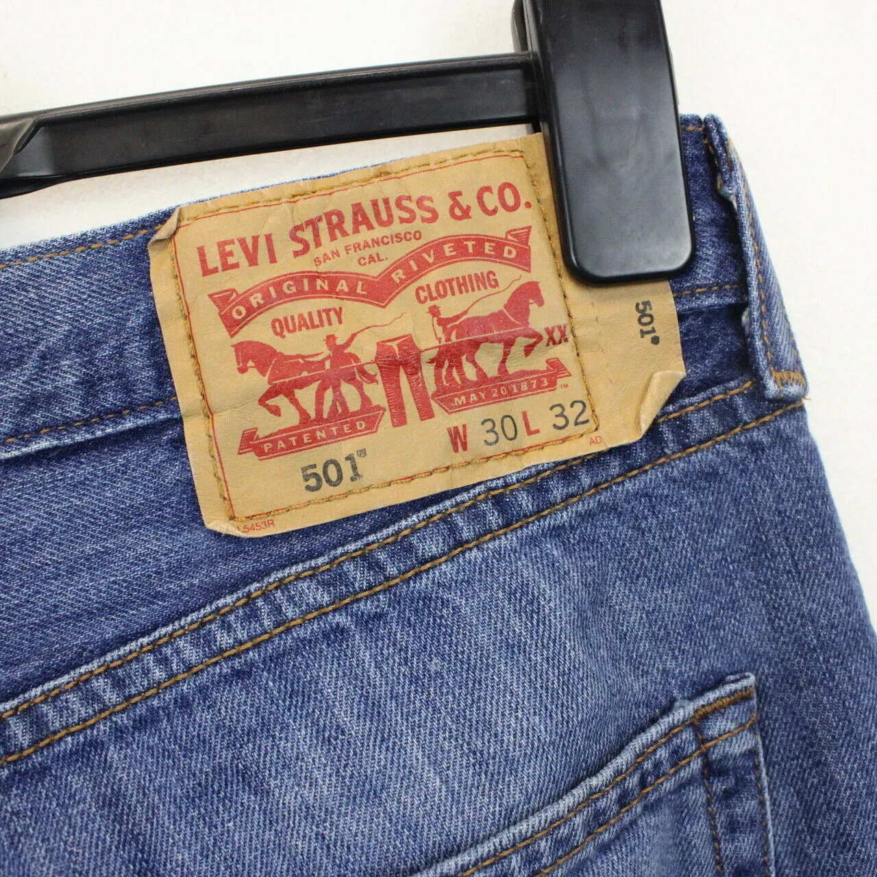 Womens LEVIS 501 Jeans Mid Blue | W30 L30