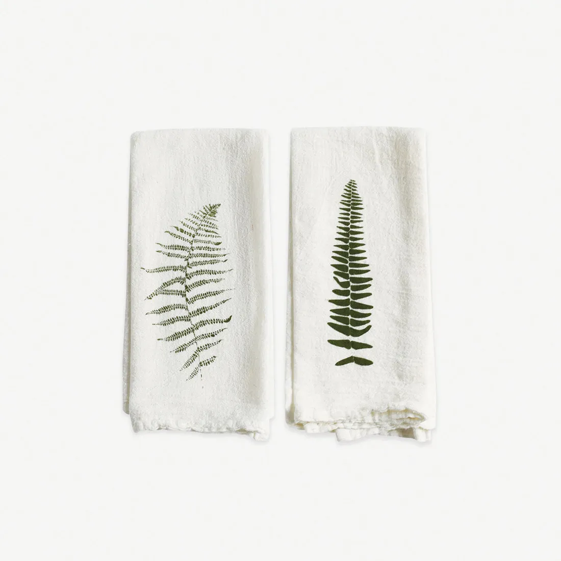 Wood Fern + Resurrection Fern Napkins / Set of 4