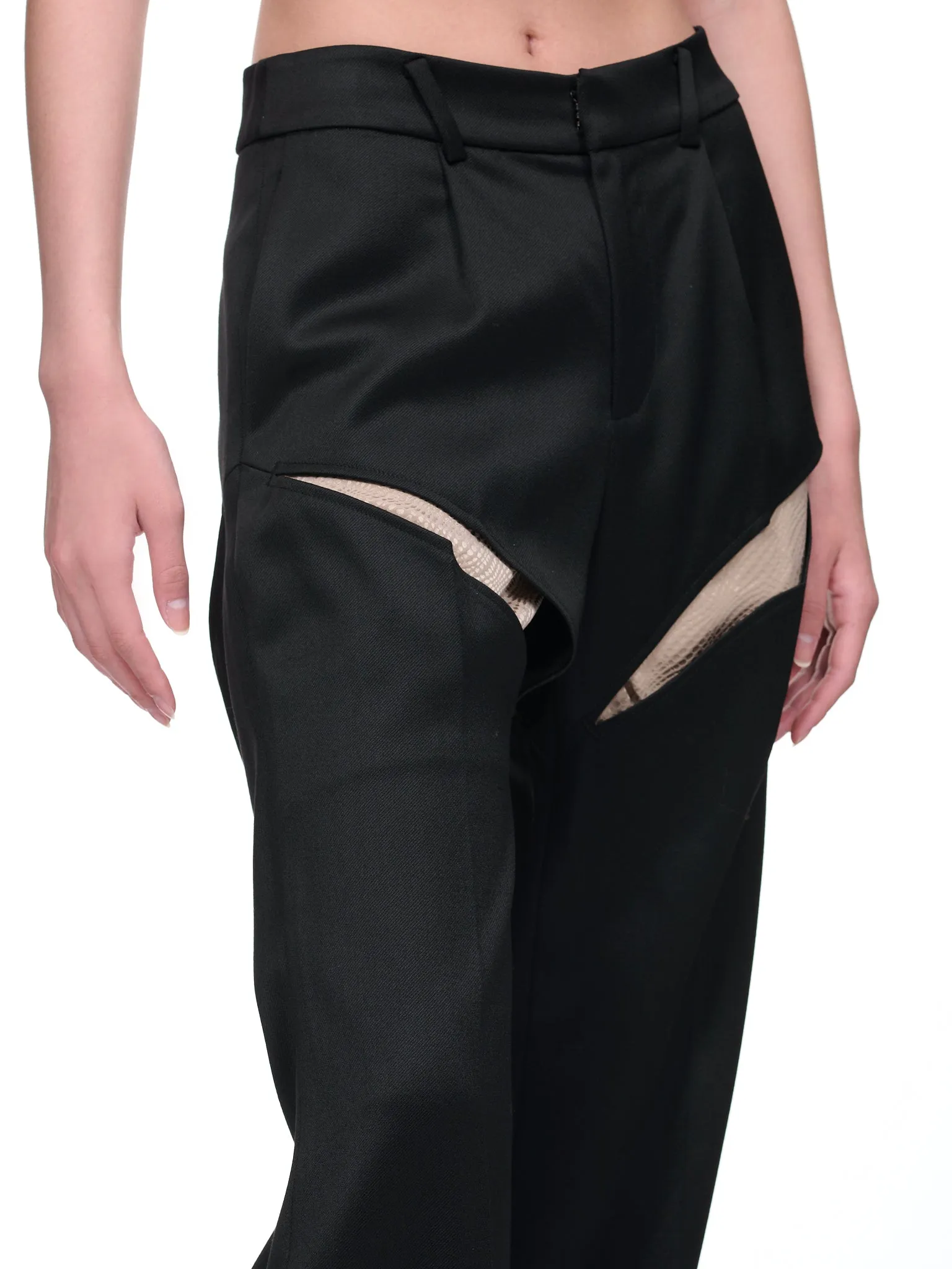 Wool Suit Trousers (WV08O-ONYX)