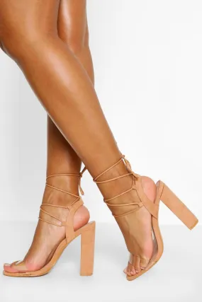 Wrap Up Strappy Block Heels