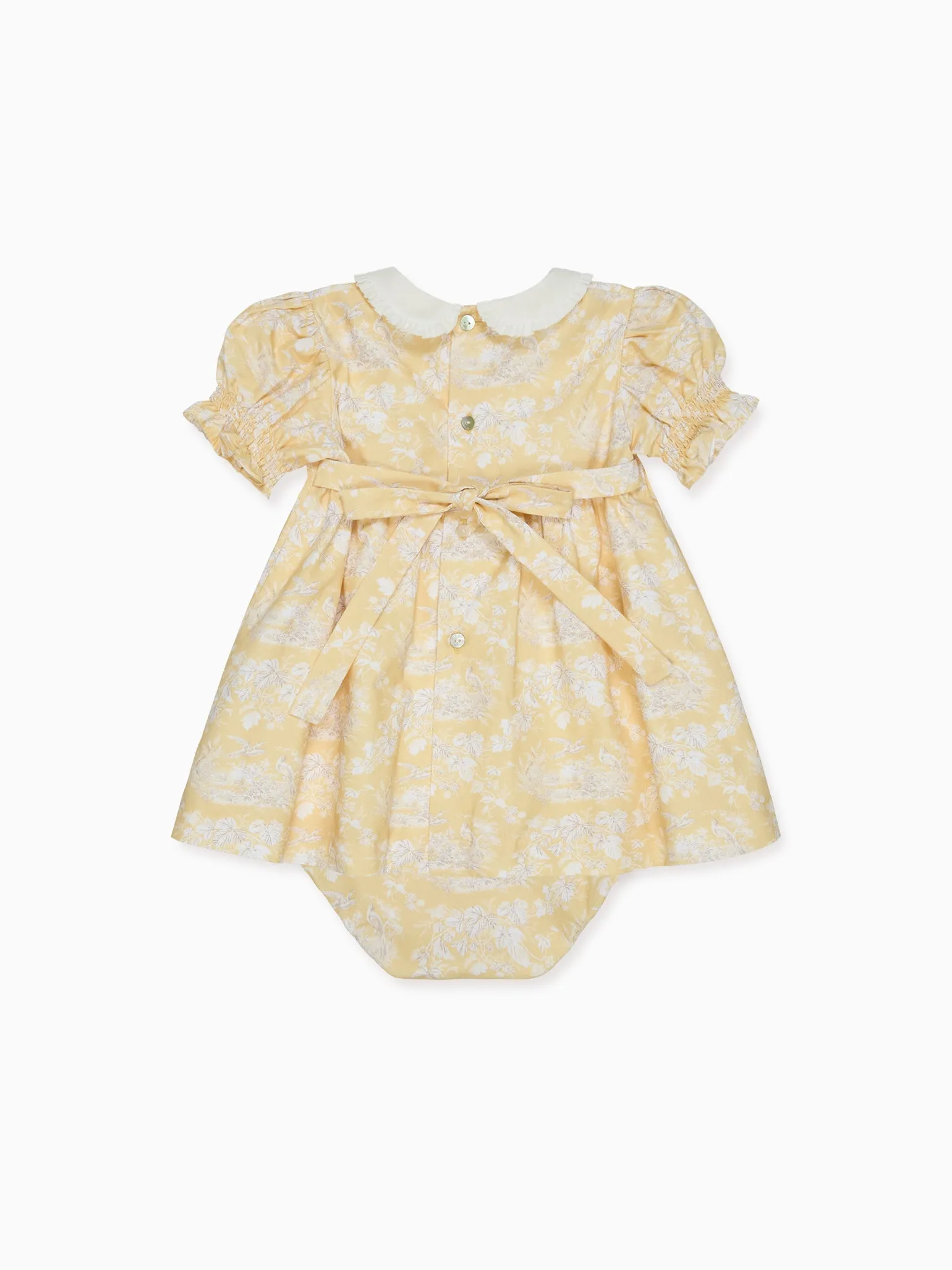 Yellow Toile Savanna Baby Girl Set