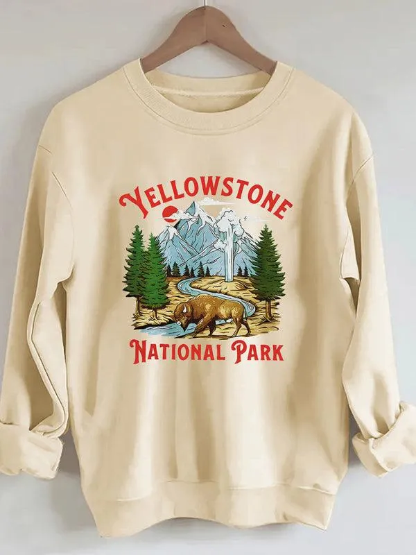 Yellowstone Graphic Women's Sweatshirt