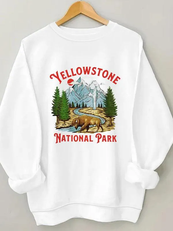 Yellowstone Graphic Women's Sweatshirt