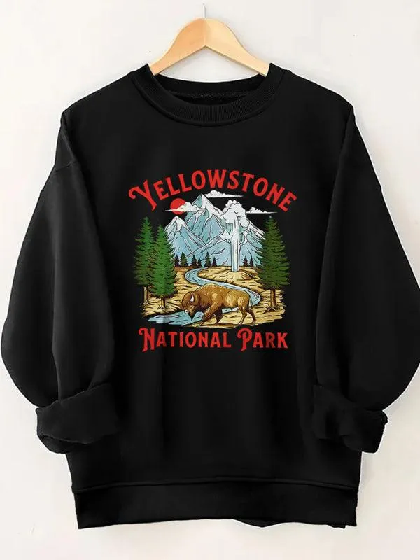 Yellowstone Graphic Women's Sweatshirt