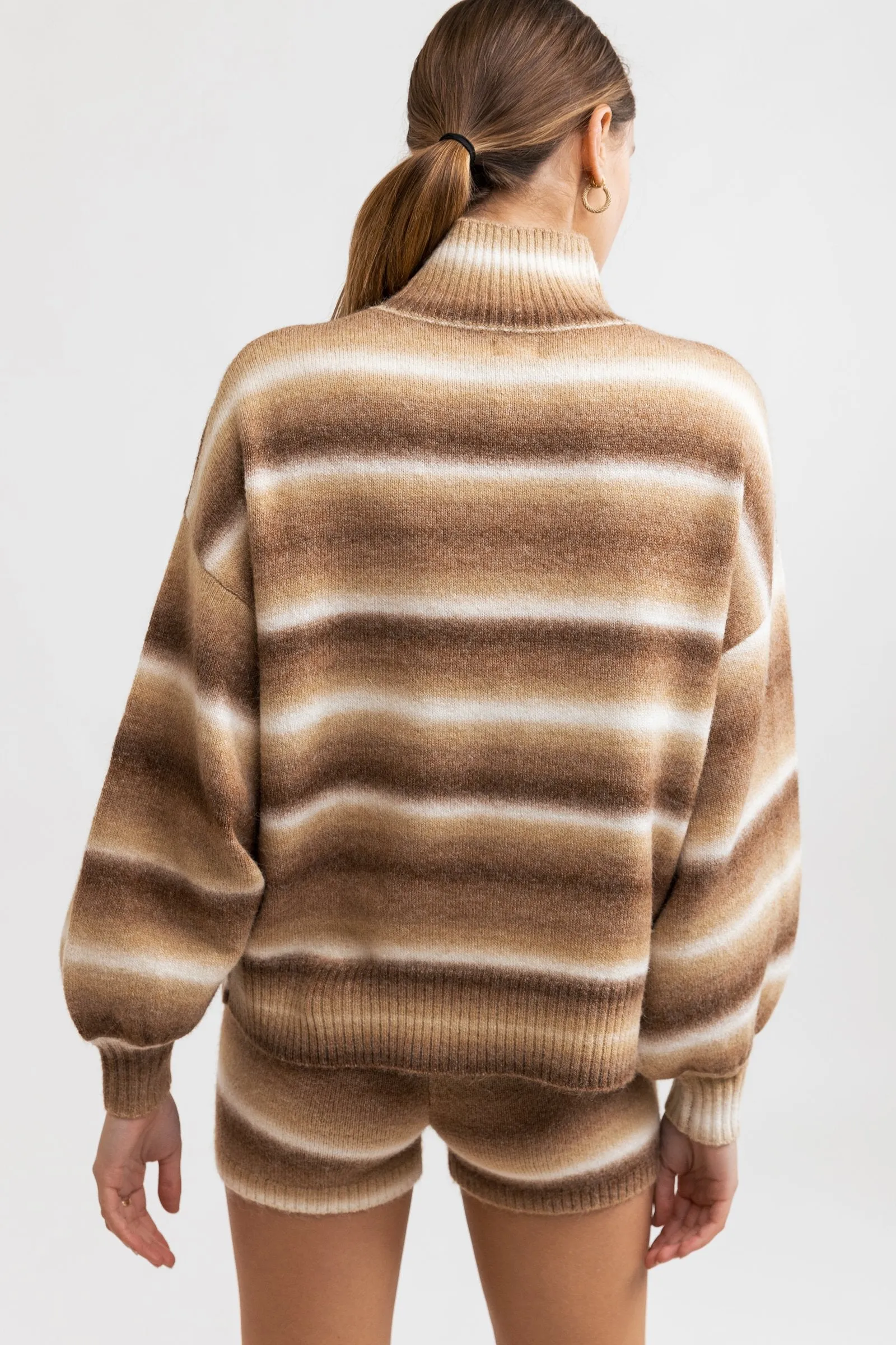 Yeni Stripe Knit Latte