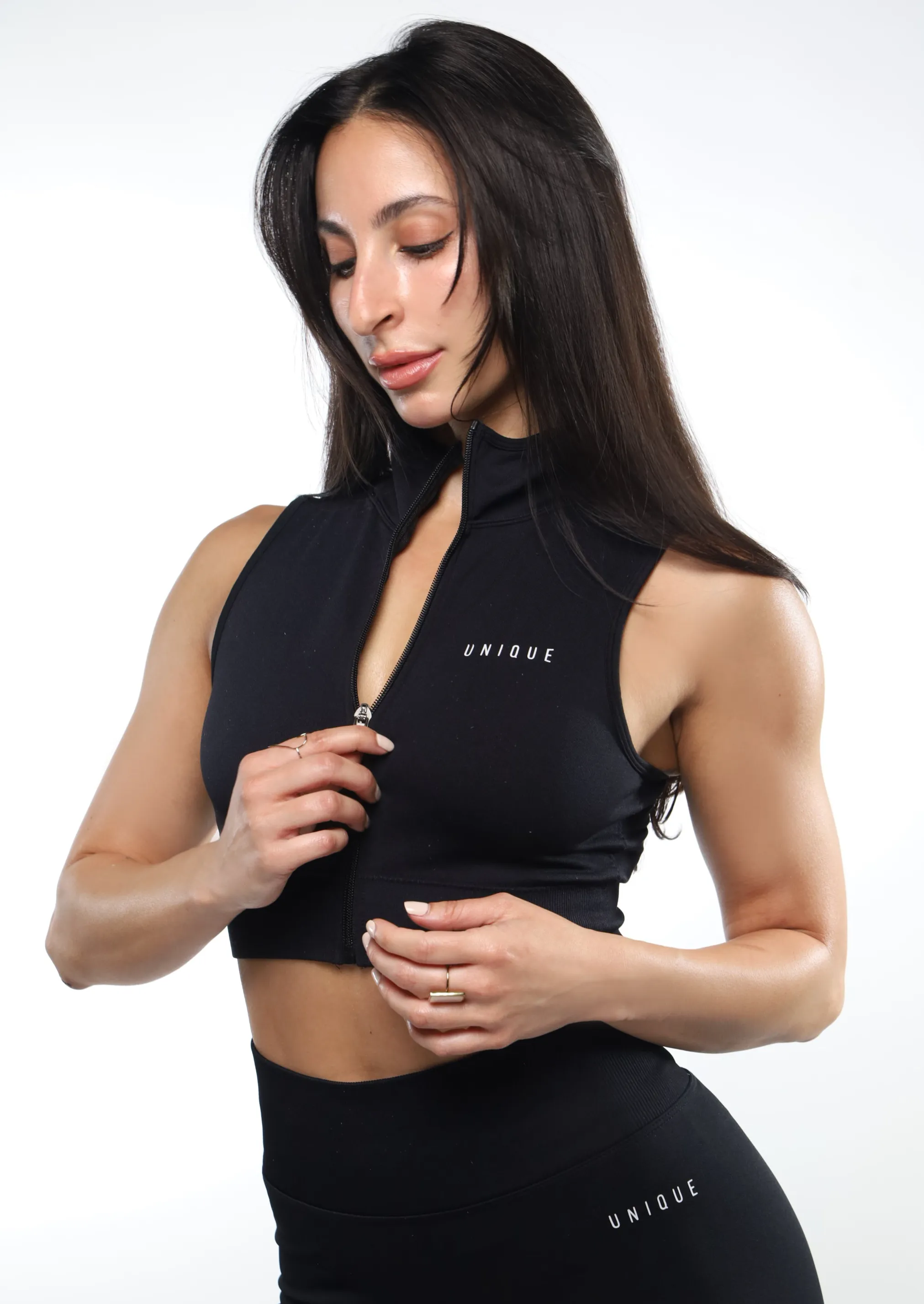 Zip Sports Bra